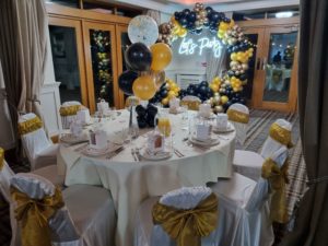 tables at the BBX Christmas Ball 2021